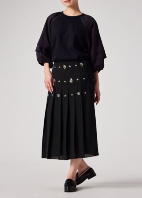 ウィメンズ フラワーエンブロイダリー スカート（165023300S