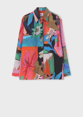 ＜Paul Smith (Women)＞ウィメンズ　”Ｒｉｖｅｒ　Ｃｏｌｌａｇｅ”　シャツ（１６５０２６３５１Ｂ）