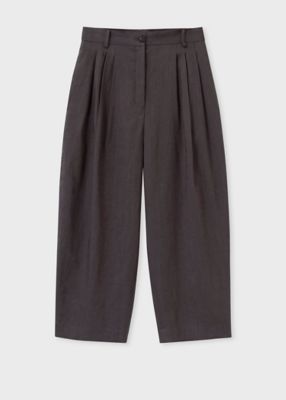 ＜Paul Smith (Women)＞ウィメンズ　コクーンシルエット　タックパンツ（１６５０５０３９６Ｔ）