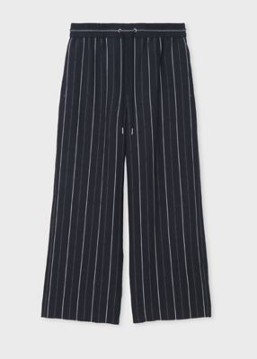 ＜Paul Smith (Women)＞ウィメンズ　ストライプ　ストレートパンツ（１６５０５２２５５Ｔ）