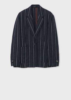 ＜Paul Smith (Women)＞ウィメンズ　ストライプ　ジャケット（１６５０５２４３２Ｊ）