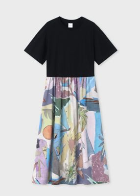 ＜Paul Smith (Women)＞ウィメンズ　”Ｒｉｖｅｒ　Ｃｏｌｌａｇｅ”　コンビネーション　ワンピース（１６５０５７ＤＲ１４６）