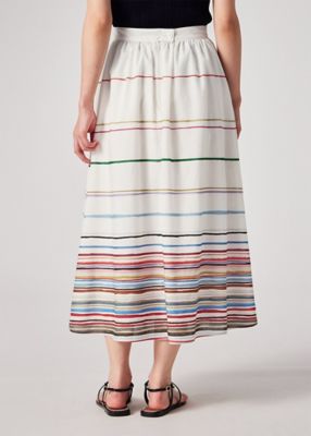 ウィメンズ ”Cairo Stripe Chalk” プリント スカート