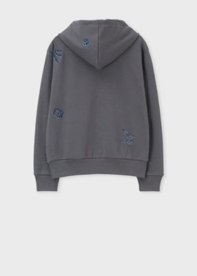 ウィメンズ エンブロイダリー デザイン パーカ（165102J267