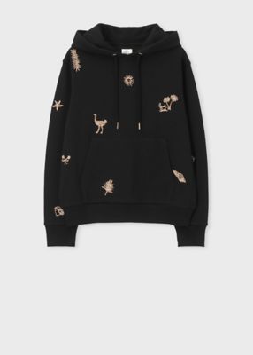 Paul Smith　ポールスミス　エンブロイダリー　ローズ刺繍　パーカー　L Paul Smith ポールスミス エンブロイダリー ローズ刺繍 パーカー L