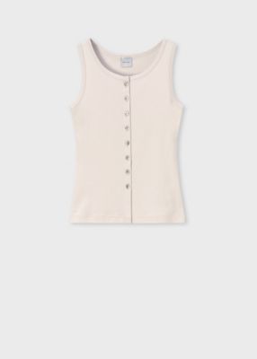 ＜Paul Smith (Women)＞ウィメンズ　スクエアボタン　タンクトップ（１６５１２２４４０Ｖ）