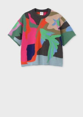 ＜Paul Smith (Women)＞ウィメンズ　”Ｒｉｖｅｒ　Ｃｏｌｌａｇｅ”　ニット（１６５２２２７７７Ｎ）