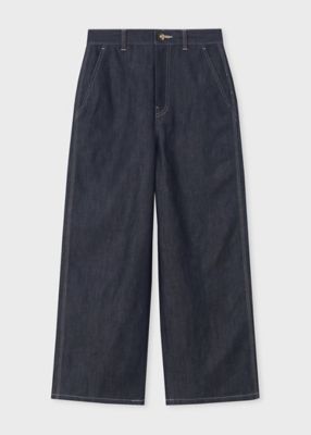 ＜Paul Smith (Women)＞ウィメンズ　コントラストステッチ　デニムトラウザーズ（１６５３０３ＴＲ２０３）