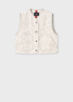 ウィメンズ ”Perforated Floral” ジャカード ベスト