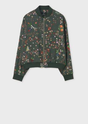 ＜Paul Smith (Women)＞ウィメンズ　”Ｋｅｅｐｓａｋｅ”プリント　ブルゾン（１６５３２５ＪＫ３４９）