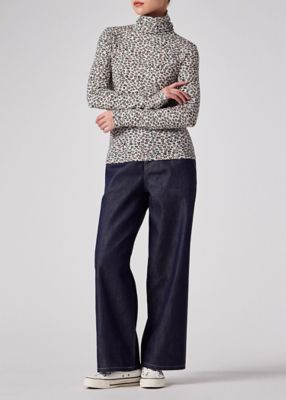 ウィメンズ ”Horseshoe Leopard” タートルネック