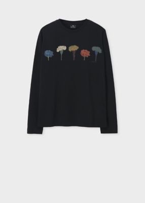 ウィメンズ ペインティングフラワー 長袖Tシャツ