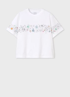 ＜Paul Smith (Women)＞ウィメンズ　”Ｄｏｏｄｌｅ　Ａｒｔ”　半袖Ｔシャツ（１６５４２６４３０Ｖ）
