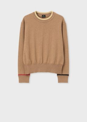 ウィメンズ アクセントカラー クルーネックニット