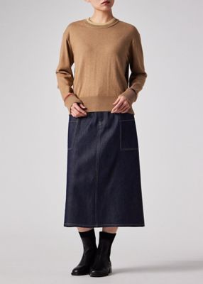 PS Paul Smith ウィメンズ アクセントカラー クルーネックセーター Paul Smith｜ウィメンズ アクセントカラー クルーネックニット