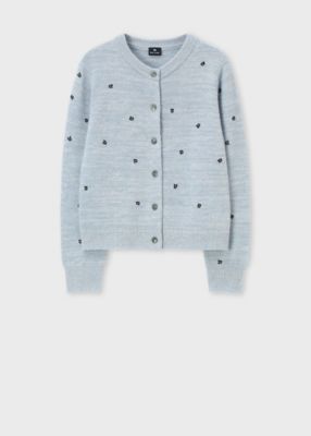 ウィメンズ　ホースシュー　ビーズ　カーディガン（１６５５０１ＫＮ４１０）