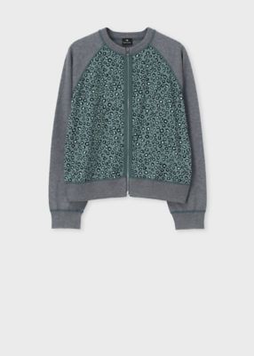 ウィメンズ ”Horseshoe Leopard” ジップアップ ニット