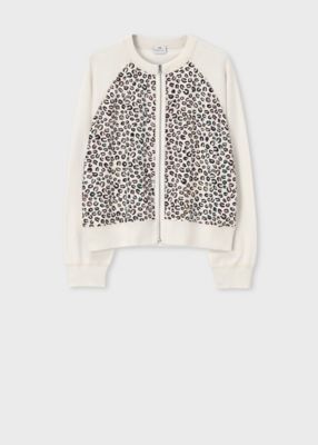 ＜Paul Smith (Women)＞ウィメンズ　”Ｈｏｒｓｅｓｈｏｅ　Ｌｅｏｐａｒｄ”　ジップアップ　ニット（１６５５０４ＫＮ４１３）