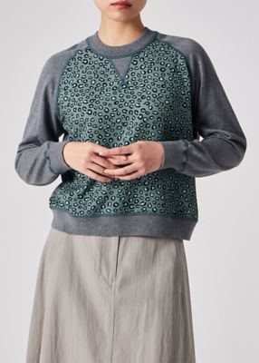 ウィメンズ ”Horseshoe Leopard” コンビ ニット