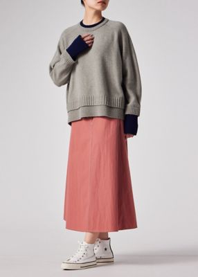 ウィメンズ レイヤードディテール ニット（165505KN404