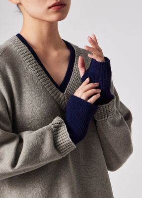 ウィメンズ レイヤードディテール ニットワンピース