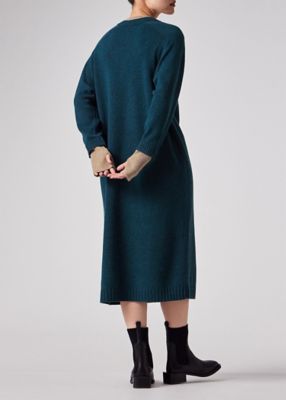 ウィメンズ レイヤードディテール ニットワンピース