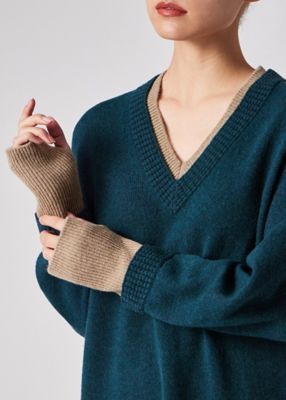 ウィメンズ レイヤードディテール ニットワンピース