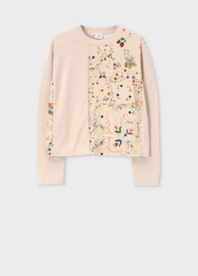＜Paul Smith (Women)＞ウィメンズ　”Ｋｅｅｐｓａｋｅ”　プリントコンビ　ニット（１６５５２３ＫＮ４２１）