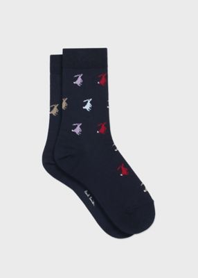 ＜Paul Smith (Women)＞ウィメンズ　”Ｎｏｌａ　Ｒａｂｂｉｔ”　ソックス（１６５６０１ＣＳＷ）