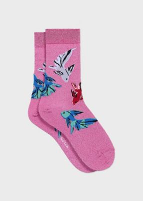 ＜Paul Smith (Women)＞ウィメンズ　”Ｎｉｎａ　Ｆｉｓｈ”　ソックス（１６５６１２ＣＳＷ）