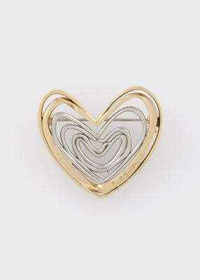 ウィメンズ スワールハート ブローチ（165652270a） | Paul
