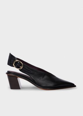 ＜Paul Smith (Women)＞ウィメンズ　ツイストバックル　スリングバック　パンプス（１６５７８１ＣＬＡＲ）