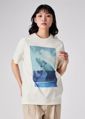 ＜Paul Smith (Women)＞ウィメンズ　Ｐａｕｌ　Ｓｍｉｔｈ　Ｌｏｖｅｓ　Ｂａｒｂｏｕｒ　”Ｓｃｏｏｐ”　Ｔシャツ（１６５９０７ＭＴＳ１６１３）