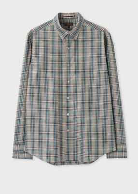 ＜Paul Smith (Men)＞タータンチェック　シャツ（２２４３６５７２００Ｎ８８７８＿＿＿）