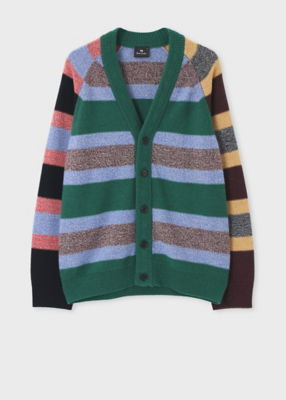 ＜Paul Smith (Men)＞カラーミックスボーダー　カーディガン（２３２４０８９０００２４１Ｙ＿＿＿＿）