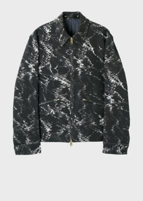 ＜Paul Smith (Men)＞”Ｍａｒｂｌｅ”　プリント　ブルゾン（２３３１６５３８８Ｙ）