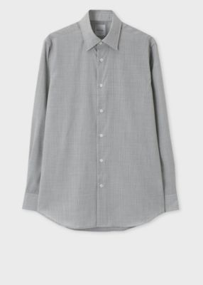 ＜Paul Smith (Men)＞テクスチャードチェック　ドレスシャツ（２３３２１２７１００８０１ＰＲ＿＿＿）