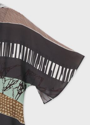 ウィメンズ　　”Ａｓｓｅｍｂｌｅｄ　Ｓｔｒｉｐｅ”　ワンピース（２３５００１５５２Ｄ）