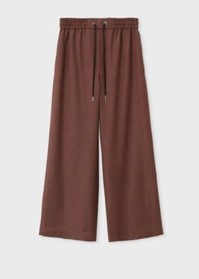 Paul Smith (Women)/ポール・スミス ウィメンズ ウールフランネル ドローストリングパンツ(235053255T)