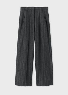 ＜Paul Smith (Women)＞ウィメンズ　チョークストライプ　２タックパンツ（２３５０５４１１２Ｔ）