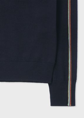 ウィメンズ　シグネチャーストライプスリーブ　カーディガン（２３５２２０ＥＣ３７６Ｎ）