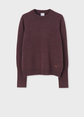 ウィメンズ　カシミヤ　クルーネックニット（２３５２５１３７４Ｎ）