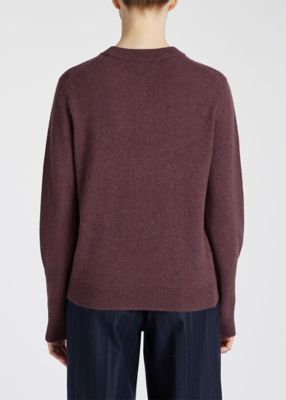 ウィメンズ　カシミヤ　クルーネックニット（２３５２５１３７４Ｎ）