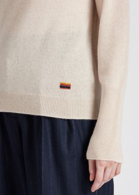 ウィメンズ　カシミヤ　クルーネックニット（２３５２５１３７４Ｎ）