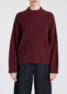【未使用タグ付き・送料無料】Paul Smith ウールニットプルオーバーパーカ ウィメンズ リブ プルオーバーニット（235256KN112