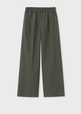 ＜Paul Smith (Women)＞ウィメンズ　ポリエステルウール　ワイドパンツ（２３５３２４３０３Ｔ）
