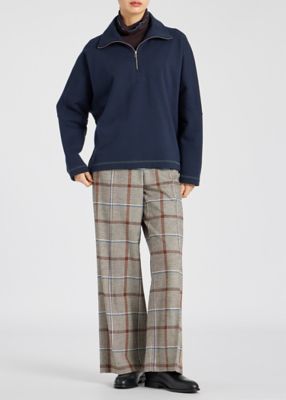 PS PaulSmith ポールスミス セットアップ ハーフジップ ロゴ 美品 PS ポール・スミスの新しいロゴ「PS Paul Smith Happy」の