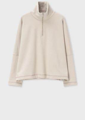 Paul Smith (Women)/ポール・スミス ウィメンズ ステッチ ハーフジップカットソー(235421J352)