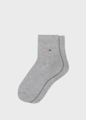 ウィメンズ　”Ｐａｕｌ　Ｓｍｉｔｈ”　カラフル　ロゴ　エンブロイダリー　ソックス（２３５６０３ＭＤＷ）