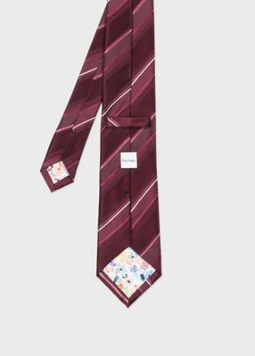 Paul Smith グラデーションレジメンタルタイ コントラスト レジメンタルタイ（240023552MJ